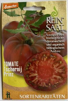 Tomate Tschernij Prinz - ReinSaat Saatgut - Demeter aus biologischem Anbau