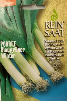Porree Blaugrüner Winter - Saatgut - Samen - Demeter - aus biologischem Anbau