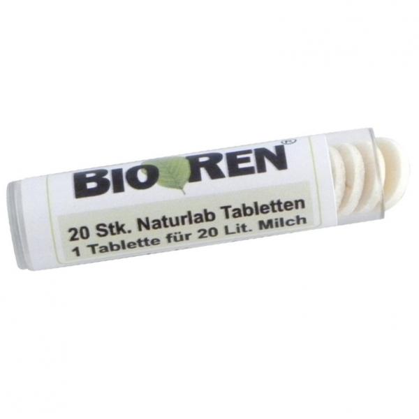 BioRen Labtabletten - 20 Tabletten für je 20 Ltr. Milch