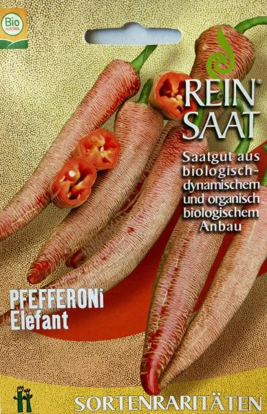Pfefferoni Elefant - ReinSaat Saatgut - Demeter aus biologischem Anbau