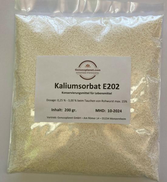 Kaliumsorbat ab 200gr bis 1 Kg Sorbinsäure E202 Konservierungsmittel