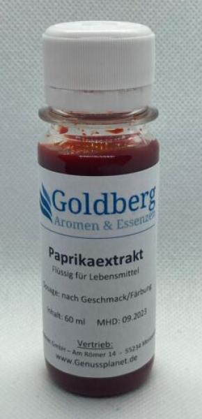 Paprikaextrakt / Paprikaaroma flüssig (E160c) - ab 60ml bis 1.000ml